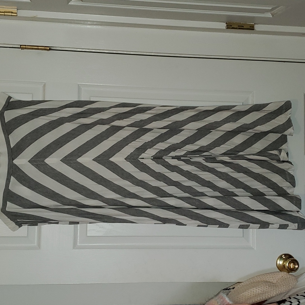 NY&CO Striped Maxi Skirt, XXL